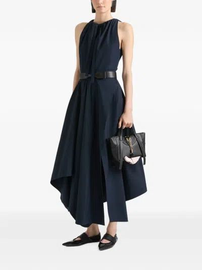 Givenchy Asymmetric-hem Dress In Blue
