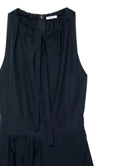 Givenchy Asymmetric-hem Dress In Blue
