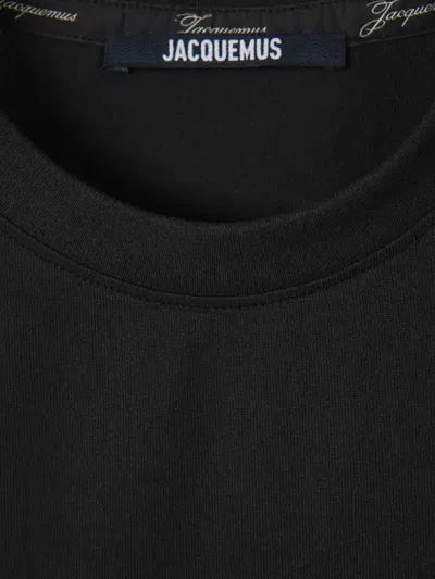 Jacquemus Logo-detail T-shirt In Black