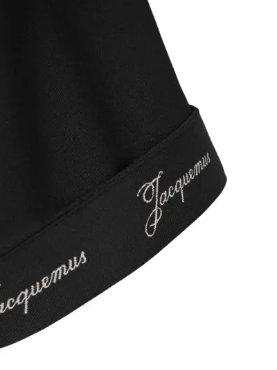Jacquemus Logo-detail T-shirt In Black