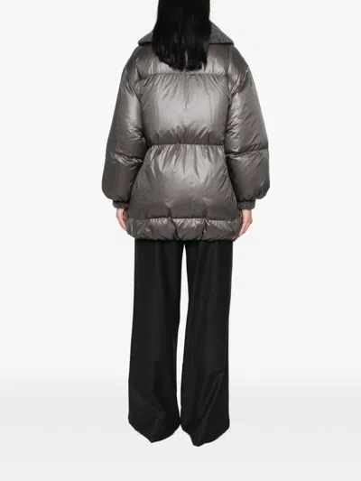 Panicale Quilted Drawstring Jacket In Multi