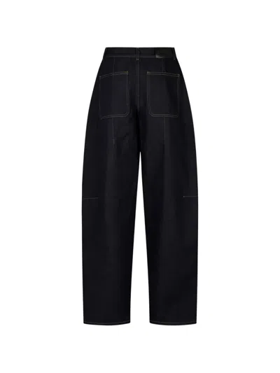 Givenchy Contrast-stitch Jeans In Blue