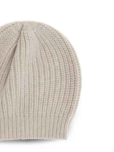 Brunello Cucinelli Ribbed-knit Beanie Hat In Pattern