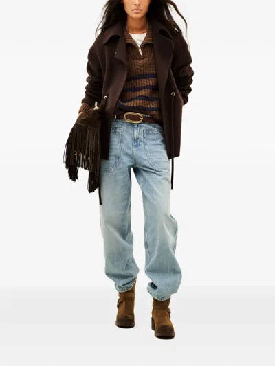 Ba&sh Kam Drawstring Coat In Brown