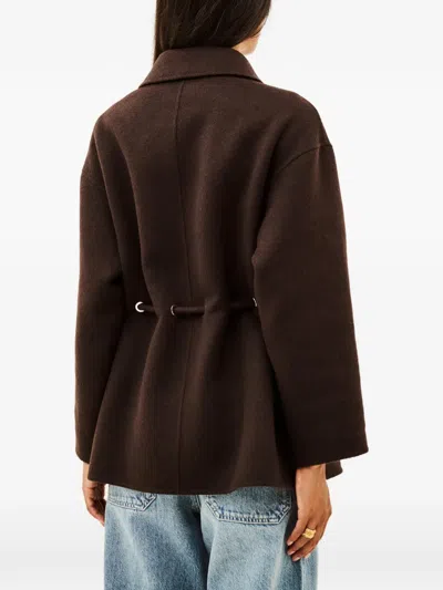 Ba&sh Kam Drawstring Coat In Brown