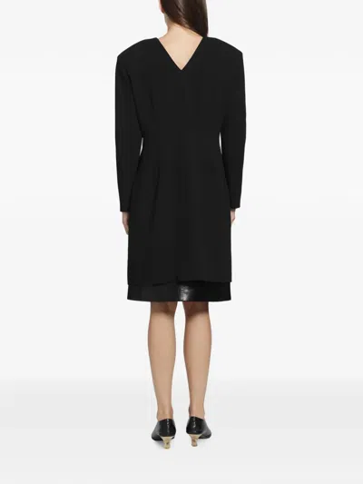 Jil Sander Sablé Cut-out Top In Black