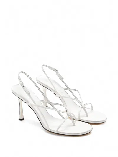 Studio Amelia Wishbone Strappy Sandals In Pattern