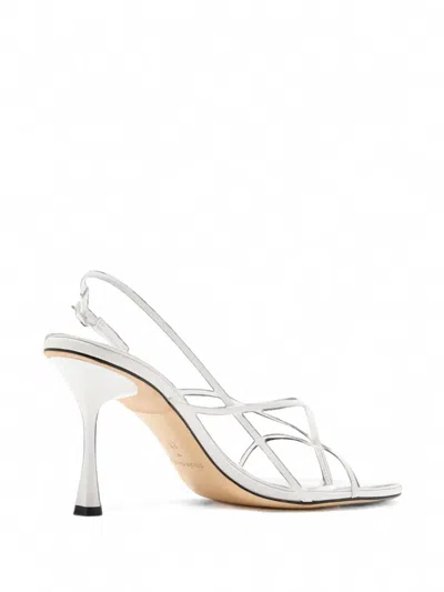 Studio Amelia Wishbone Strappy Sandals In Pattern