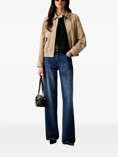 ELASTICATED-HEM JACKET
