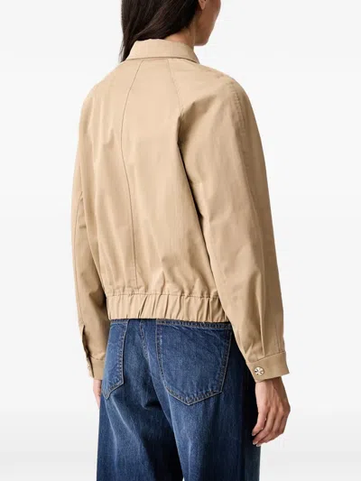 ELASTICATED-HEM JACKET