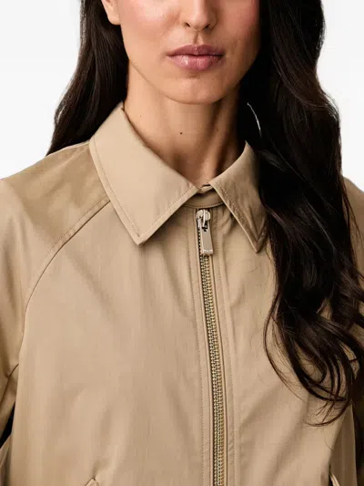 ELASTICATED-HEM JACKET