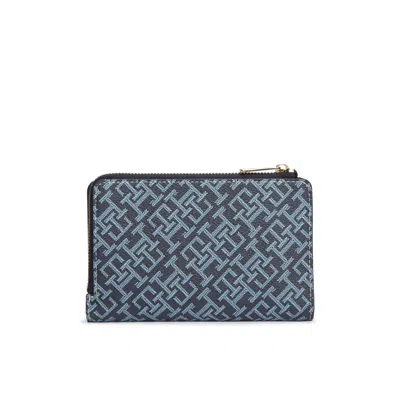 Tommy Hilfiger Zip Wallet In Blue