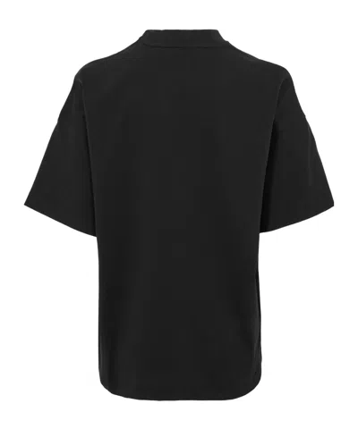 Palm Angels Oversized T-shirt In Black