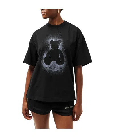 Palm Angels Oversized T-shirt In Black