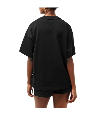 Palm Angels Oversized T-shirt In Black