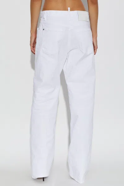 Dsquared2 Belt-loop Jeans In Brown