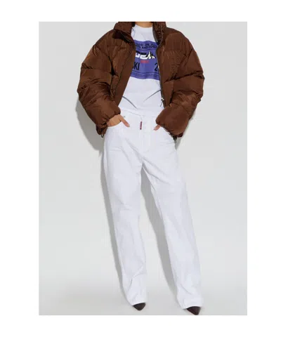 Dsquared2 Belt-loop Jeans In Brown