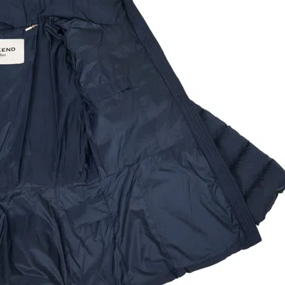 Weekend Max Mara Long-sleeved Down Jacket In Black