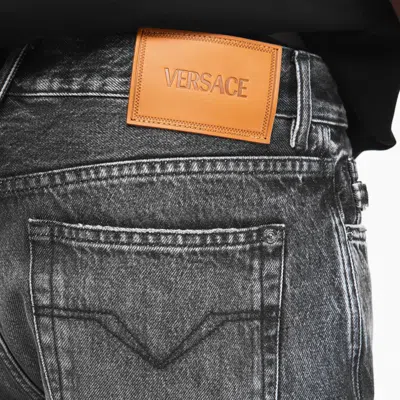 Versace Versatile Jeans In Grey