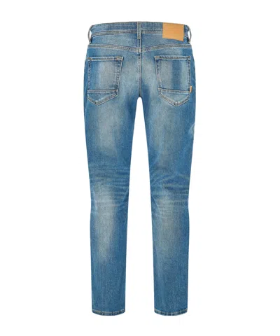 Hugo Boss Lightblue Distressed Jeans In Blue