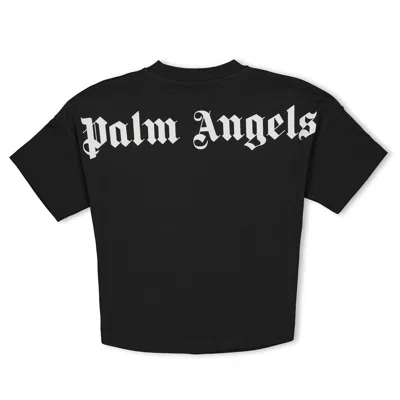 Palm Angels Printed T-shirt In Black