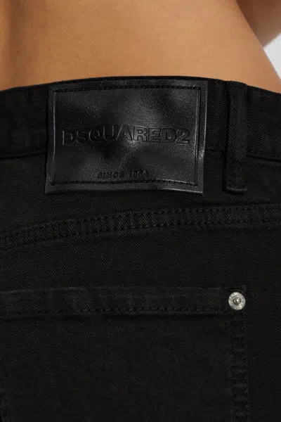 Dsquared2 Belt-loop Jeans In Black