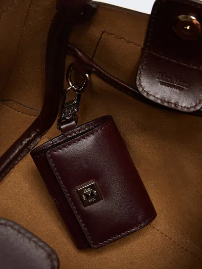 Max Mara Double-handle Shoulder Bag In Brown