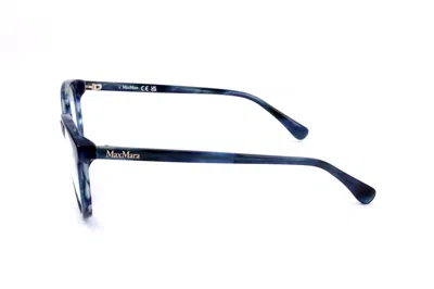Max Mara Cat-eye Frame Glasses In Blue / Striped