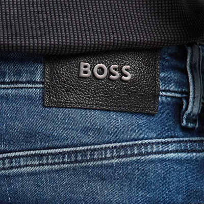 Hugo Boss Simple Jeans In Blue