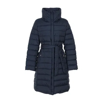Weekend Max Mara Long-sleeved Down Jacket In Black