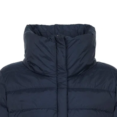 Weekend Max Mara Long-sleeved Down Jacket In Black