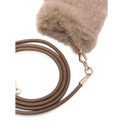 Max Mara Pull-on Gloves In Brown