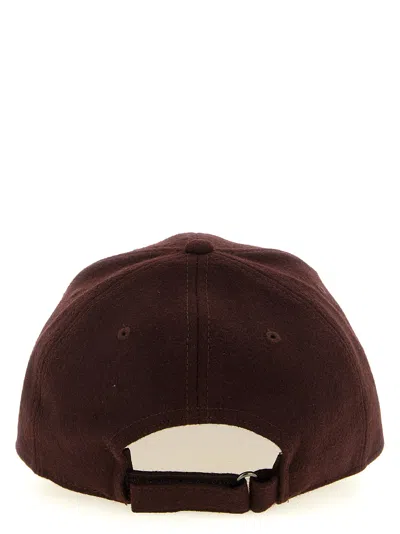 Ballantyne Monogram Patch Cap In Brown