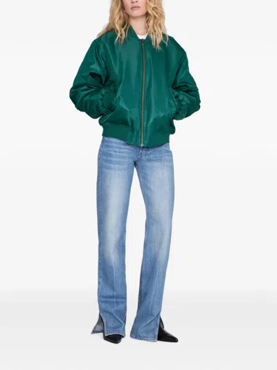 Anine Bing Leon Bomber In 그린
