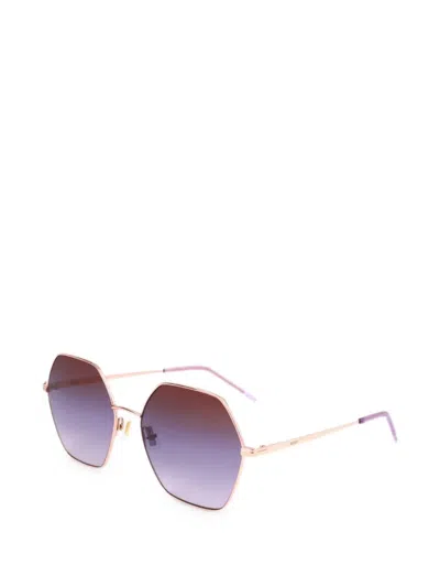 Hugo Boss Geometric-frame Sunglasses In Multi