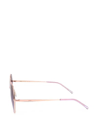 Hugo Boss Geometric-frame Sunglasses In Multi