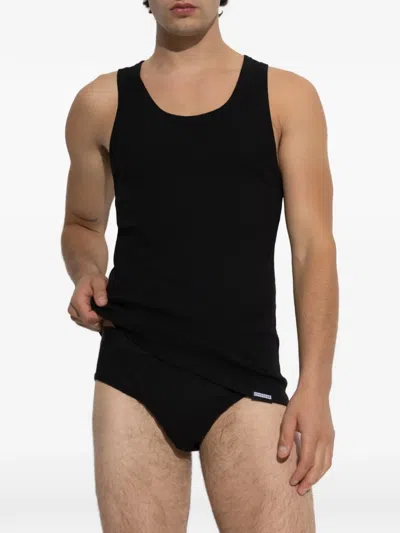 Dsquared2 Basic Tank Top In 블랙