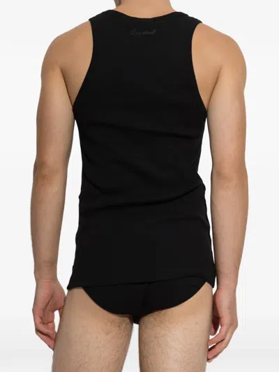 Dsquared2 Basic Tank Top In 블랙