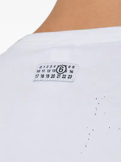 Mm6 Maison Margiela Short-sleeves T-shirt In 화이트