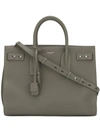 Saint Laurent Taupe Medium 'sac De Jour Souple' Tote Bag