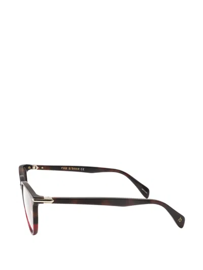 Rag & Bone Eyewear Round-frame Glasses In Red