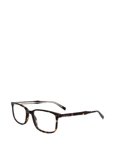 Levi's Tortoiseshell-effect Rectangle-frame Glasses In Brown
