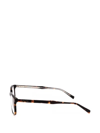 Levi's Tortoiseshell-effect Rectangle-frame Glasses In Brown