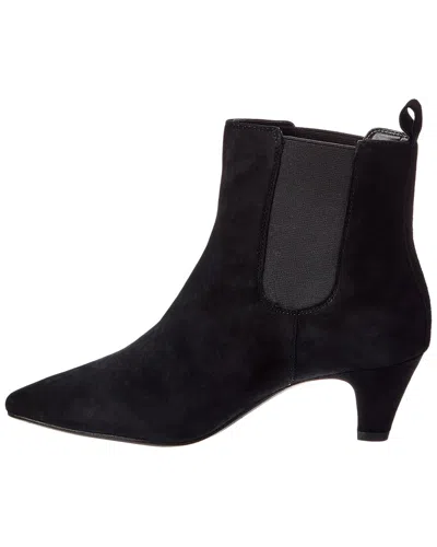 Dune London Obvious Suede Boot In Black