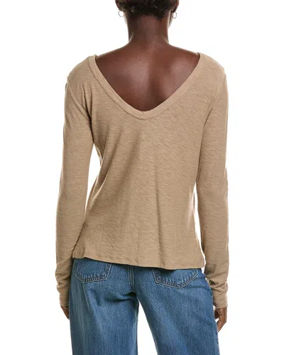 James Perse Solid Shirt In Yellow