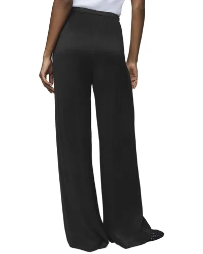Splendid Serena Satin Pull-on Pants In Black