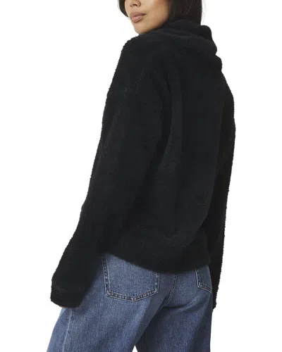 Splendid Rowan Fuzzy Pullover In Black