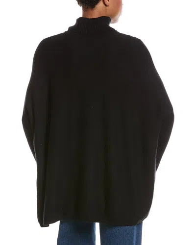 Joseph A . Turtleneck Pullover Poncho In Black