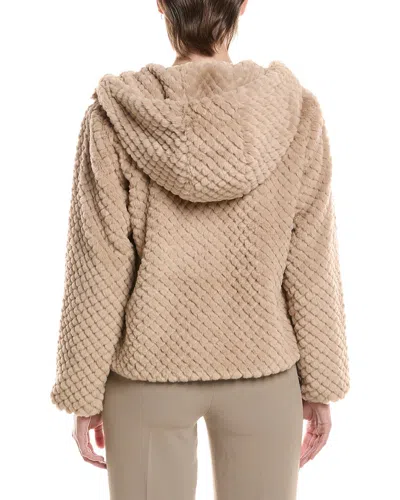Picadilly Zip Front Jacket In Brown