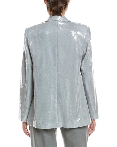 Picadilly Sequin Blazer In Grey